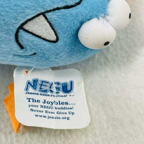 Negu Joybles Barry Plush 7” Builder Painter Monster Wing Blue Mini Toy Jessie - Picture 8 of 10